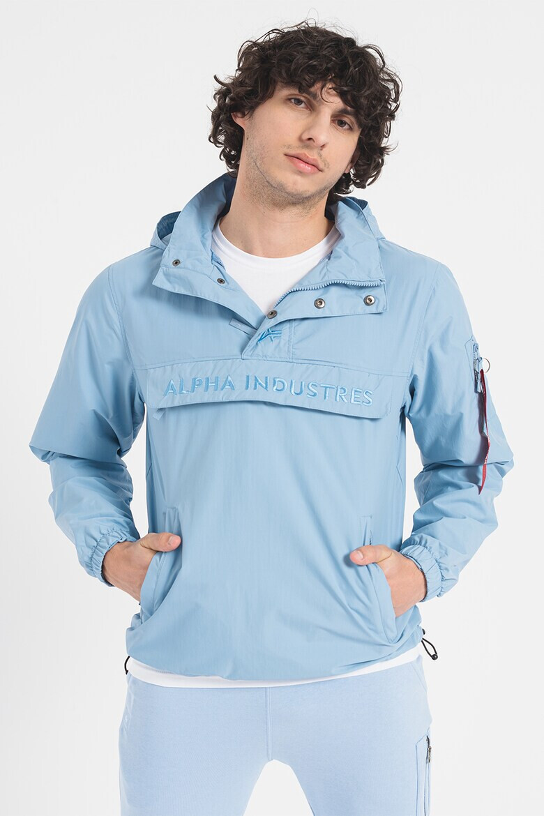 ALPHA INDUSTRIES Jacheta cu gluga si logo brodat - Pled.ro