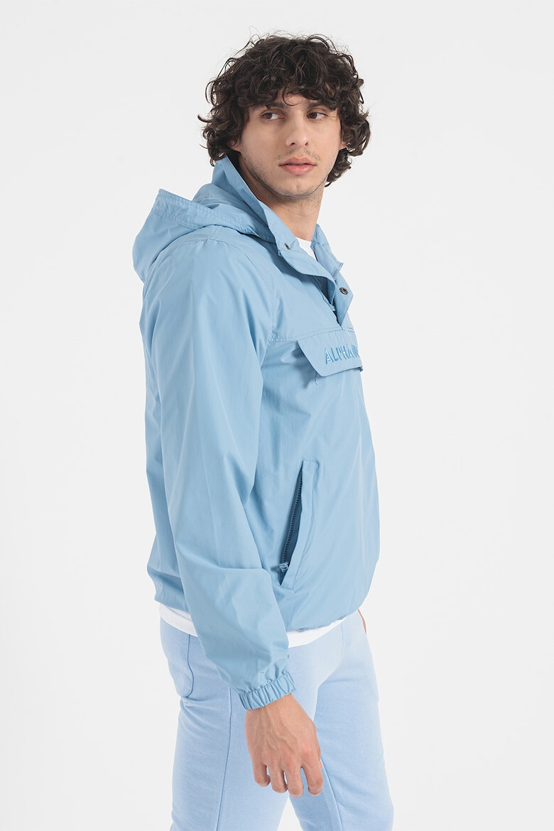 ALPHA INDUSTRIES Jacheta cu gluga si logo brodat - Pled.ro