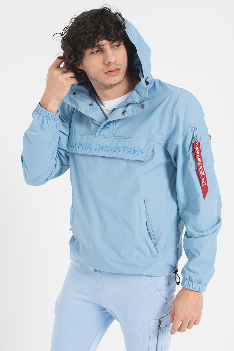 ALPHA INDUSTRIES Jacheta cu gluga si logo brodat - Pled.ro