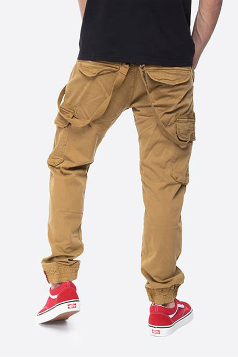 ALPHA INDUSTRIES Pantaloni cargo cu benzi decorative - Pled.ro