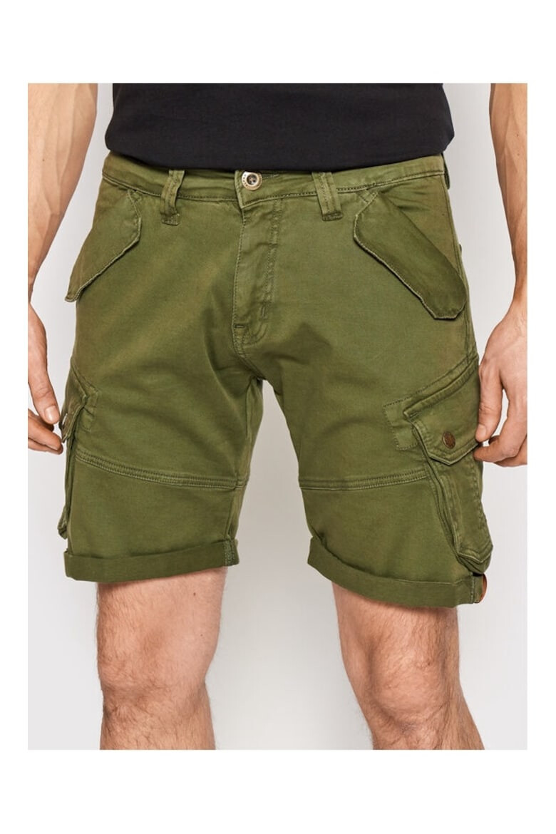 ALPHA INDUSTRIES Pantaloni scurti barbati 76729 Verde Bumbac - Pled.ro