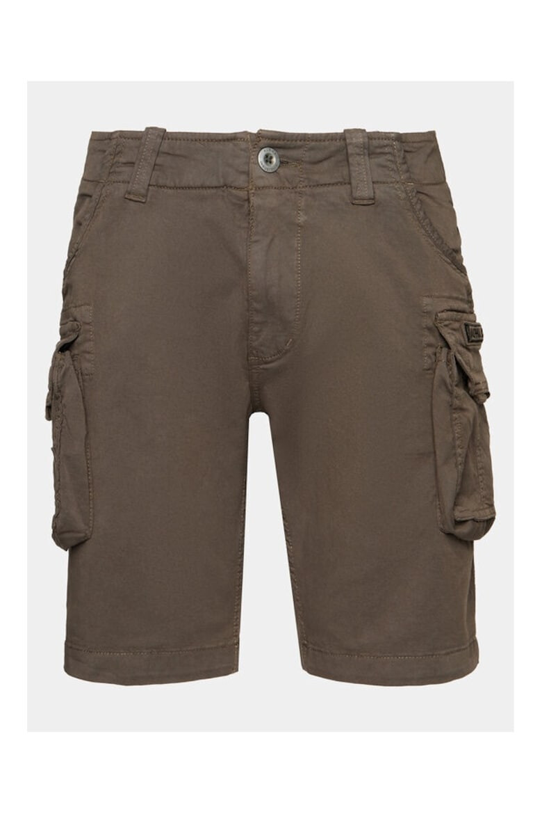 ALPHA INDUSTRIES Pantaloni scurti barbati 861438 Gri Bumbac - Pled.ro