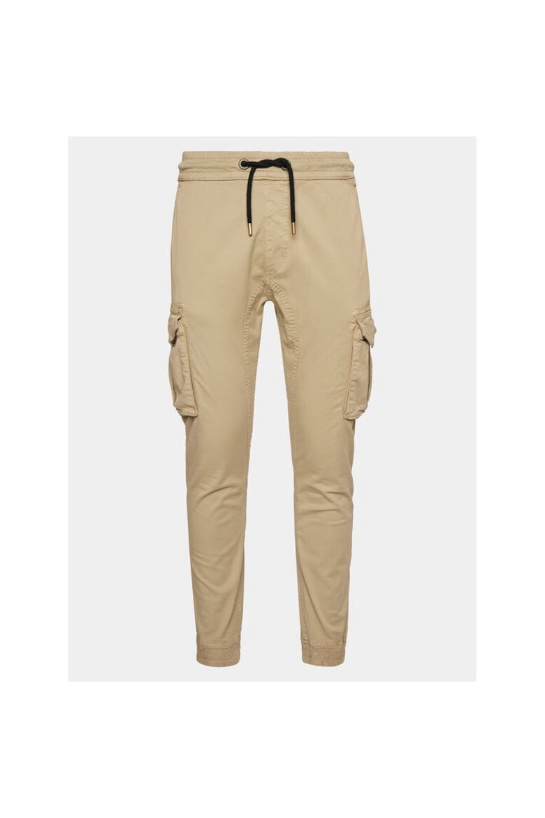 ALPHA INDUSTRIES Pantaloni sport barbati 861421 Bej Bumbac - Pled.ro