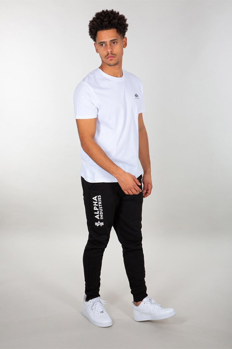 ALPHA INDUSTRIES Pantaloni sport de bumbac cu talie ajustabila - Pled.ro