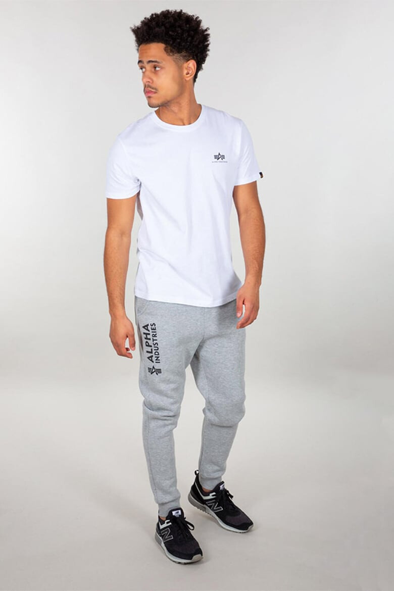 ALPHA INDUSTRIES Pantaloni sport de bumbac cu talie ajustabila - Pled.ro