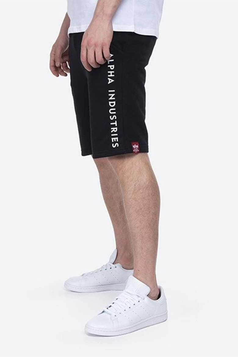 ALPHA INDUSTRIES Pantaloni sport scurti cu logo brodat - Pled.ro