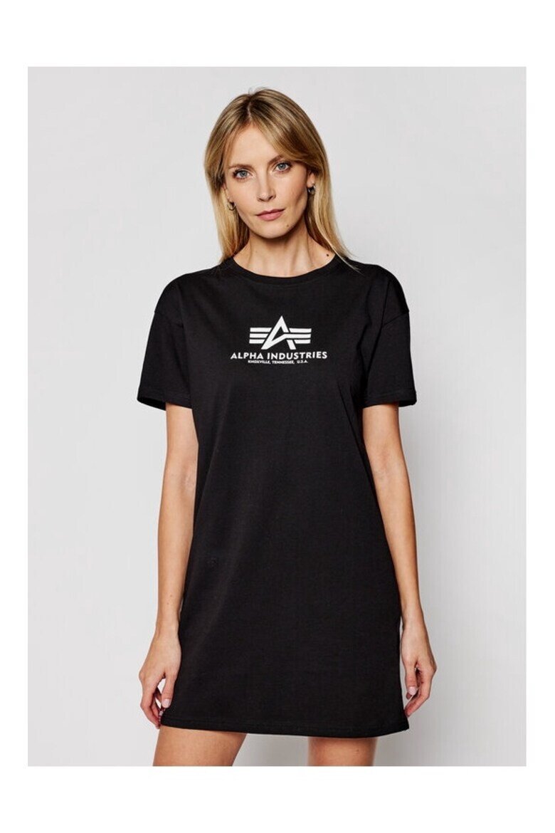 ALPHA INDUSTRIES Rochie dama Negru Bumbac - Pled.ro