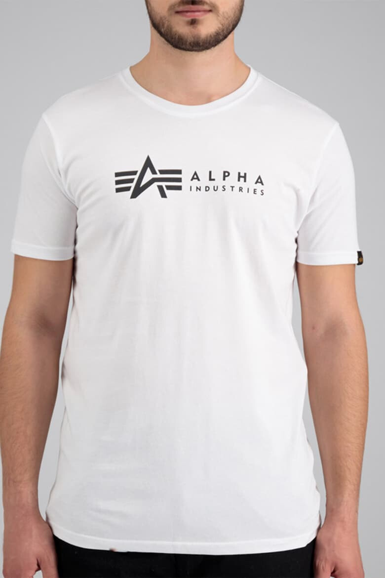 ALPHA INDUSTRIES Set de tricouri cu decolteu la baza gatului - 2 piese - Pled.ro