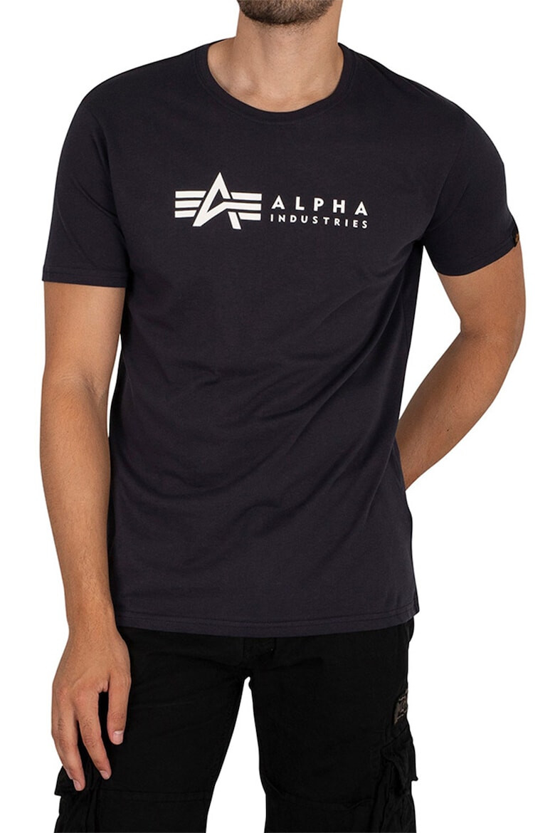 ALPHA INDUSTRIES Set de tricouri cu decolteu la baza gatului - 2 piese - Pled.ro