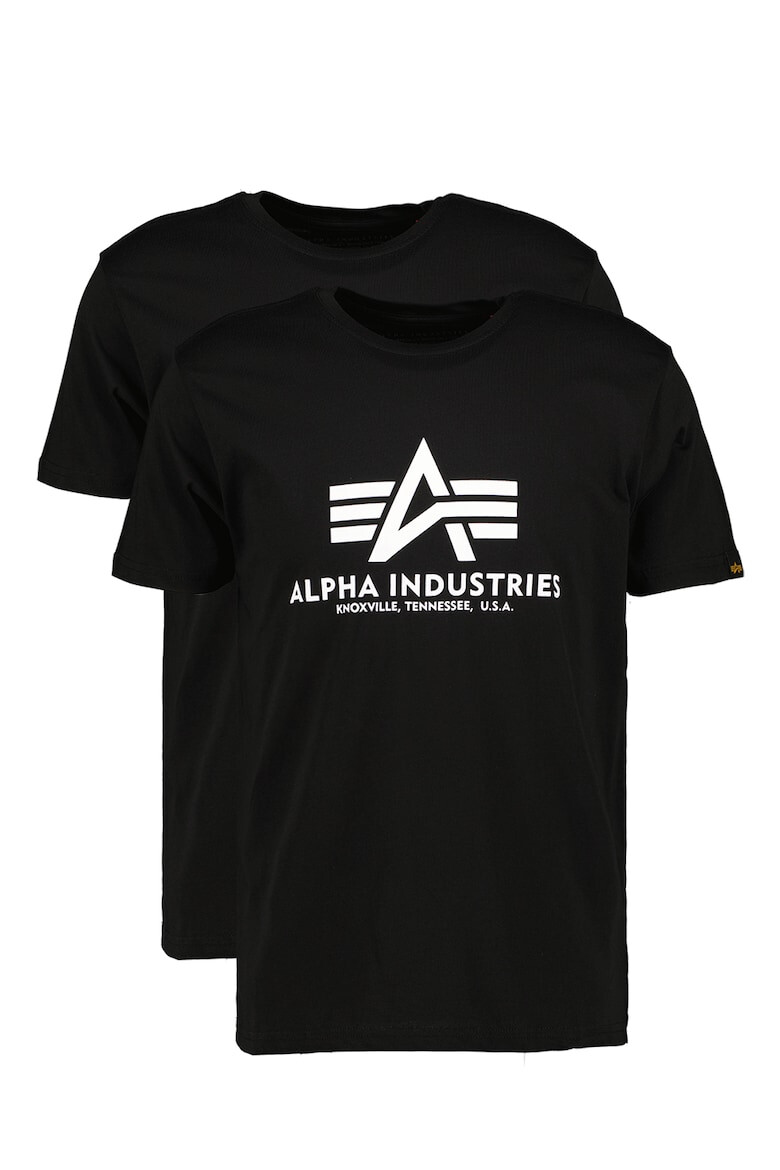 ALPHA INDUSTRIES Set de tricouri cu logo - 2 piese - Pled.ro