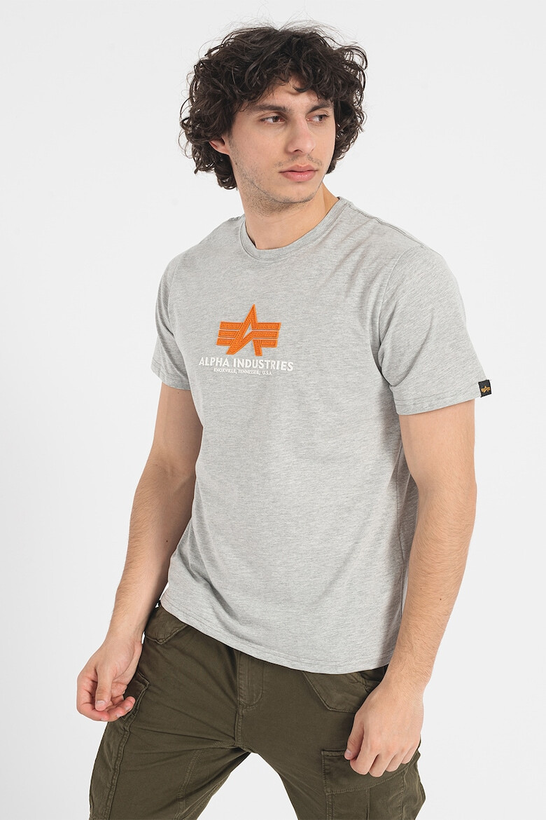 ALPHA INDUSTRIES Tricou cu aplicatie logo cauciucata - Pled.ro