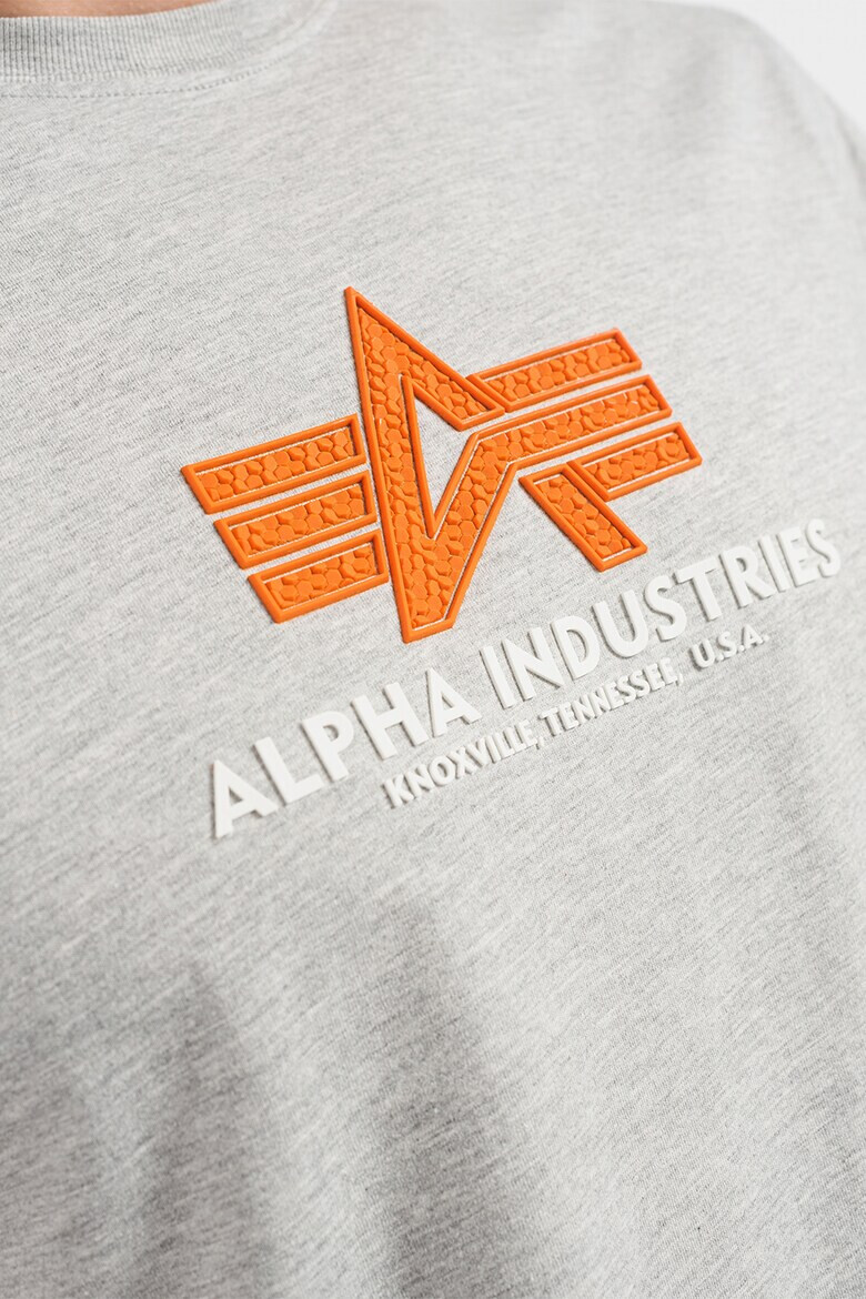 ALPHA INDUSTRIES Tricou cu aplicatie logo cauciucata - Pled.ro