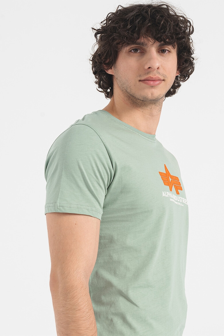 ALPHA INDUSTRIES Tricou cu aplicatie logo cauciucata - Pled.ro