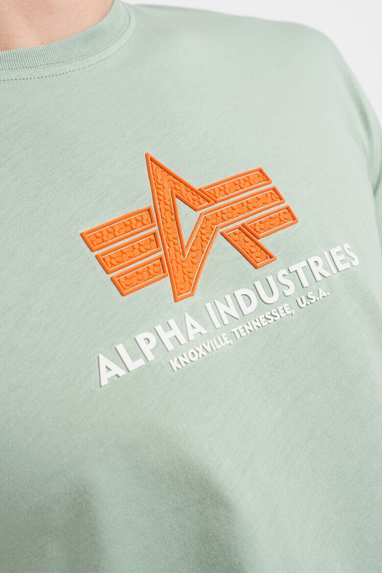 ALPHA INDUSTRIES Tricou cu aplicatie logo cauciucata - Pled.ro