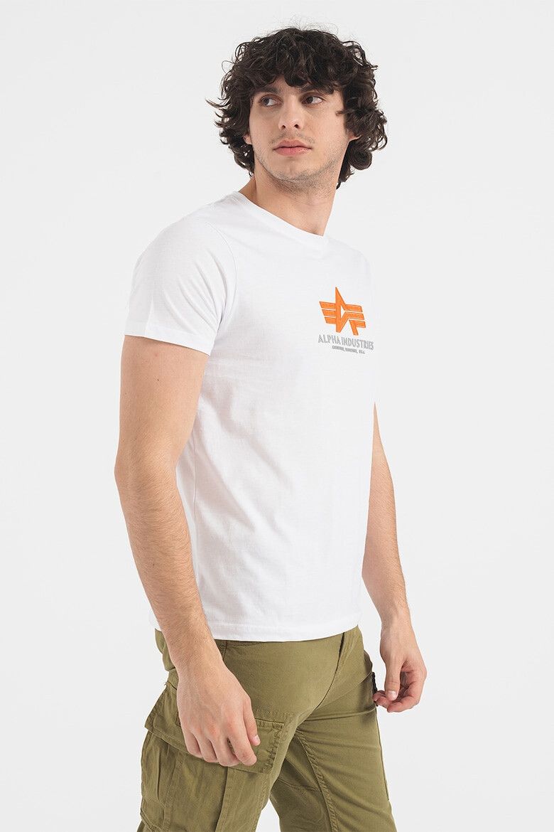 ALPHA INDUSTRIES Tricou cu aplicatie logo cauciucata - Pled.ro