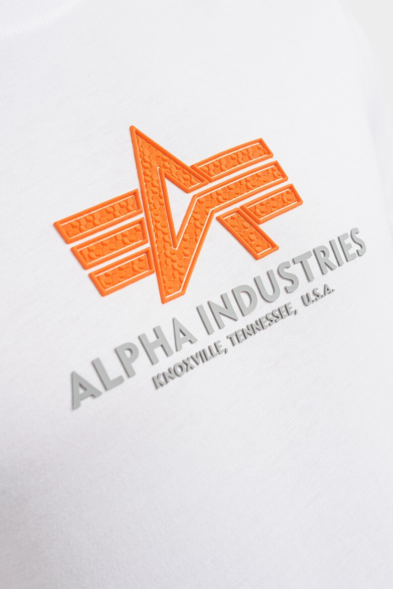 ALPHA INDUSTRIES Tricou cu aplicatie logo cauciucata - Pled.ro