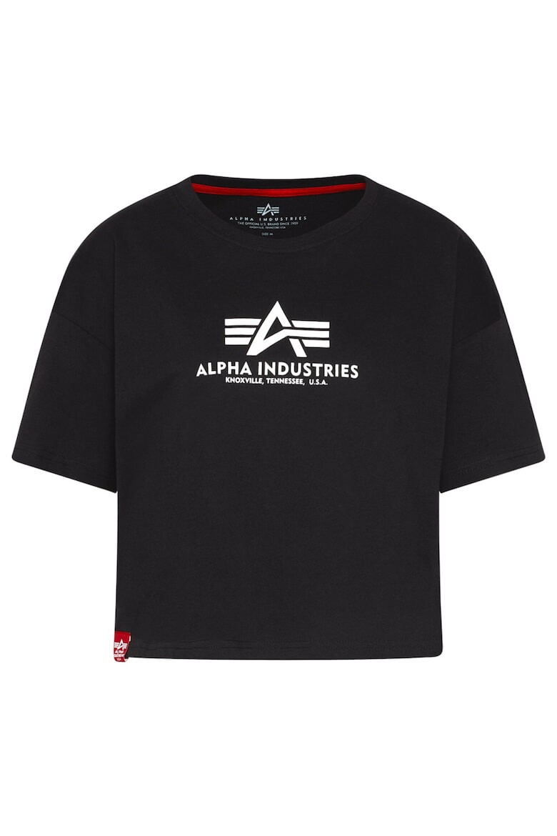 ALPHA INDUSTRIES Tricou dama 208179751 Bumbac Negru - Pled.ro