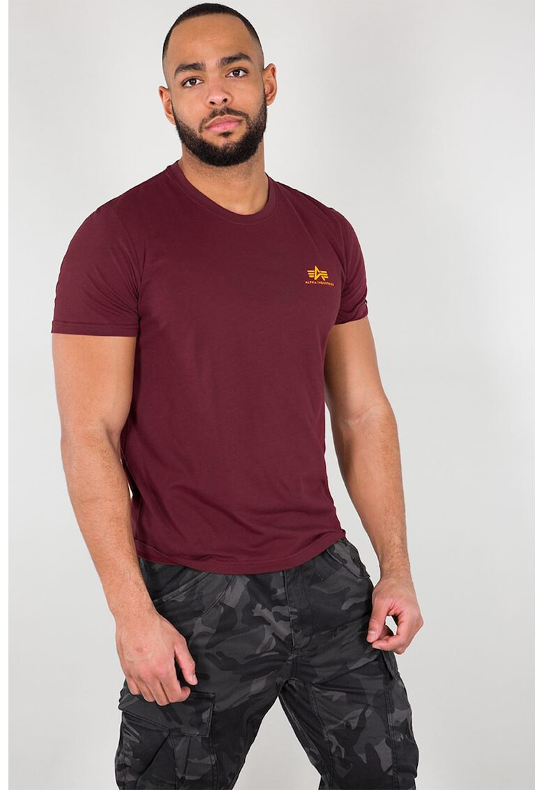 ALPHA INDUSTRIES Tricou de bumbac cu decolteu rotund - Pled.ro