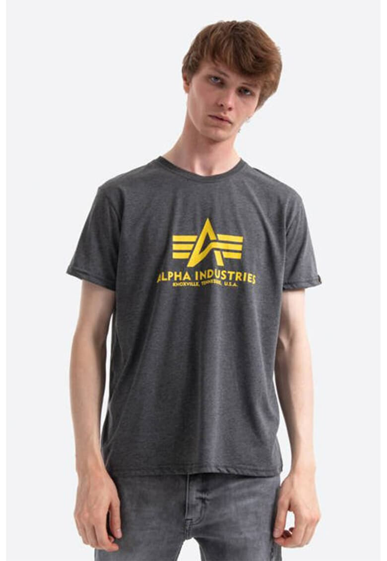 ALPHA INDUSTRIES Tricou de bumbac cu imprimeu logo - Pled.ro