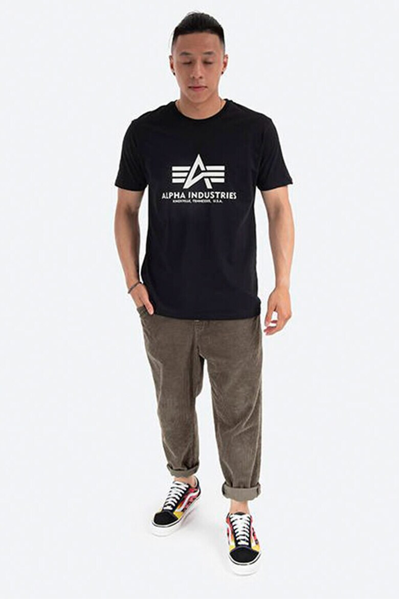 ALPHA INDUSTRIES Tricou de bumbac cu imprimeu logo - Pled.ro