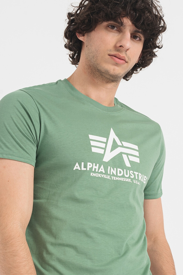 ALPHA INDUSTRIES Tricou de bumbac cu imprimeu logo - Pled.ro