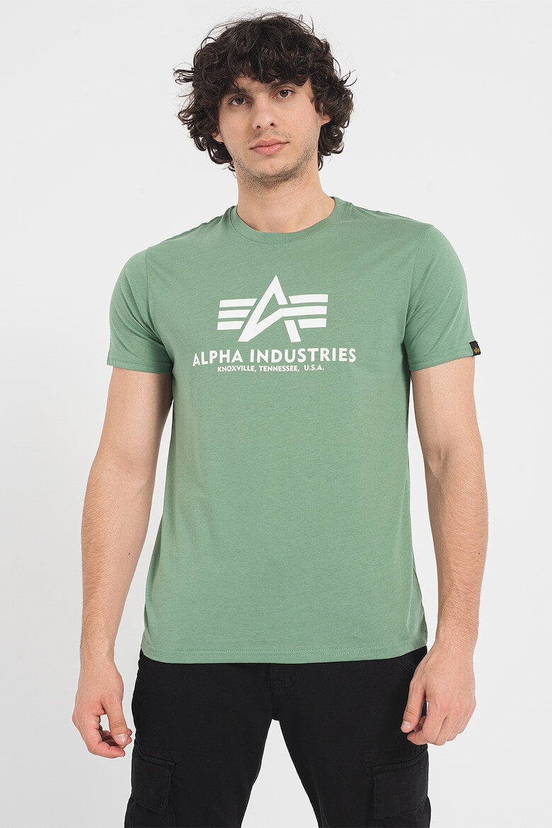 ALPHA INDUSTRIES Tricou de bumbac cu imprimeu logo - Pled.ro