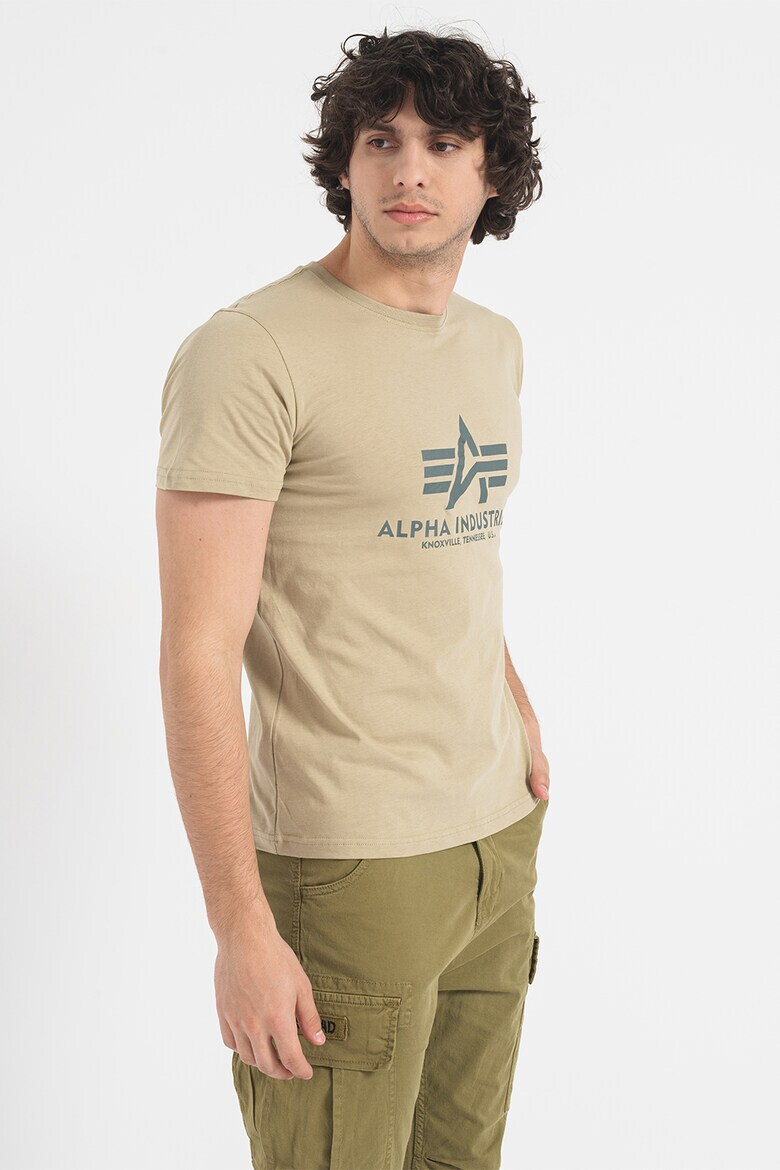 ALPHA INDUSTRIES Tricou de bumbac cu imprimeu logo - Pled.ro