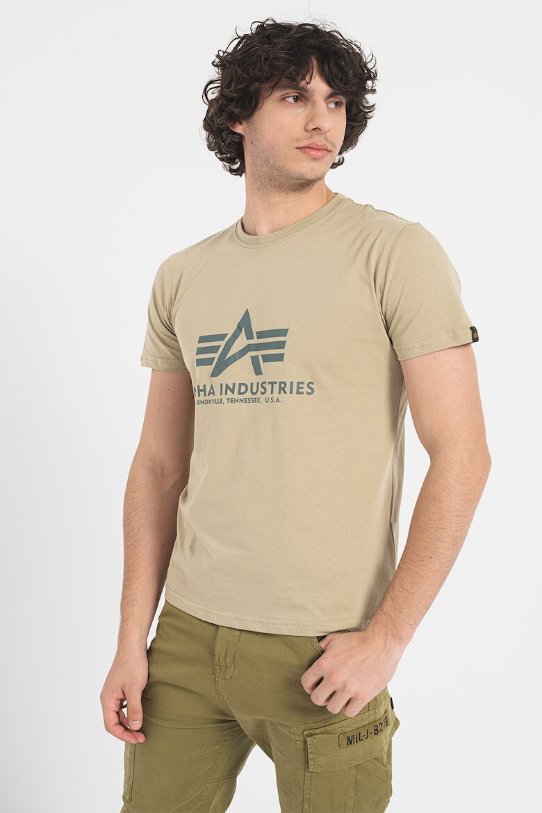 ALPHA INDUSTRIES Tricou de bumbac cu imprimeu logo - Pled.ro