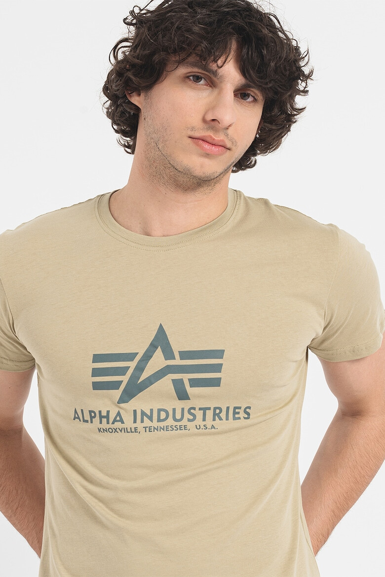 ALPHA INDUSTRIES Tricou de bumbac cu imprimeu logo - Pled.ro