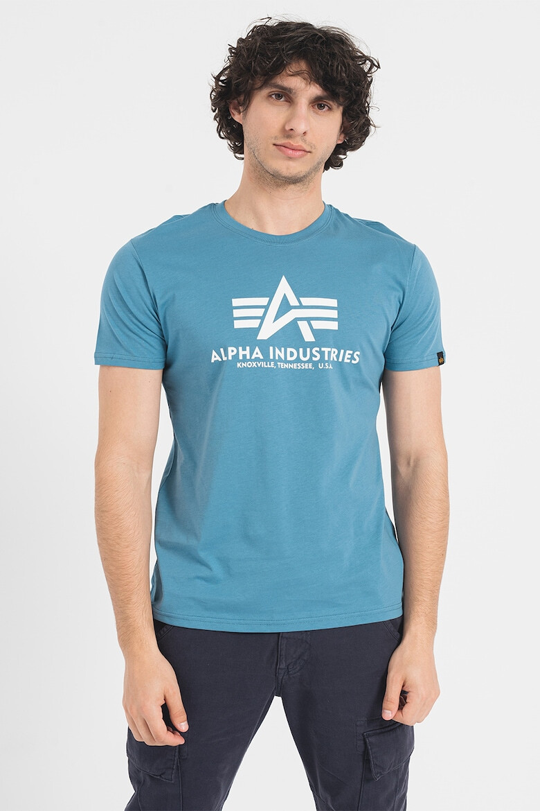 ALPHA INDUSTRIES Tricou de bumbac cu imprimeu logo - Pled.ro