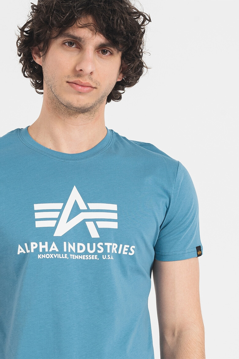 ALPHA INDUSTRIES Tricou de bumbac cu imprimeu logo - Pled.ro