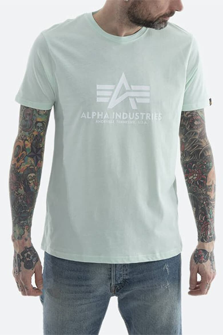 ALPHA INDUSTRIES Tricou de bumbac cu imprimeu logo - Pled.ro