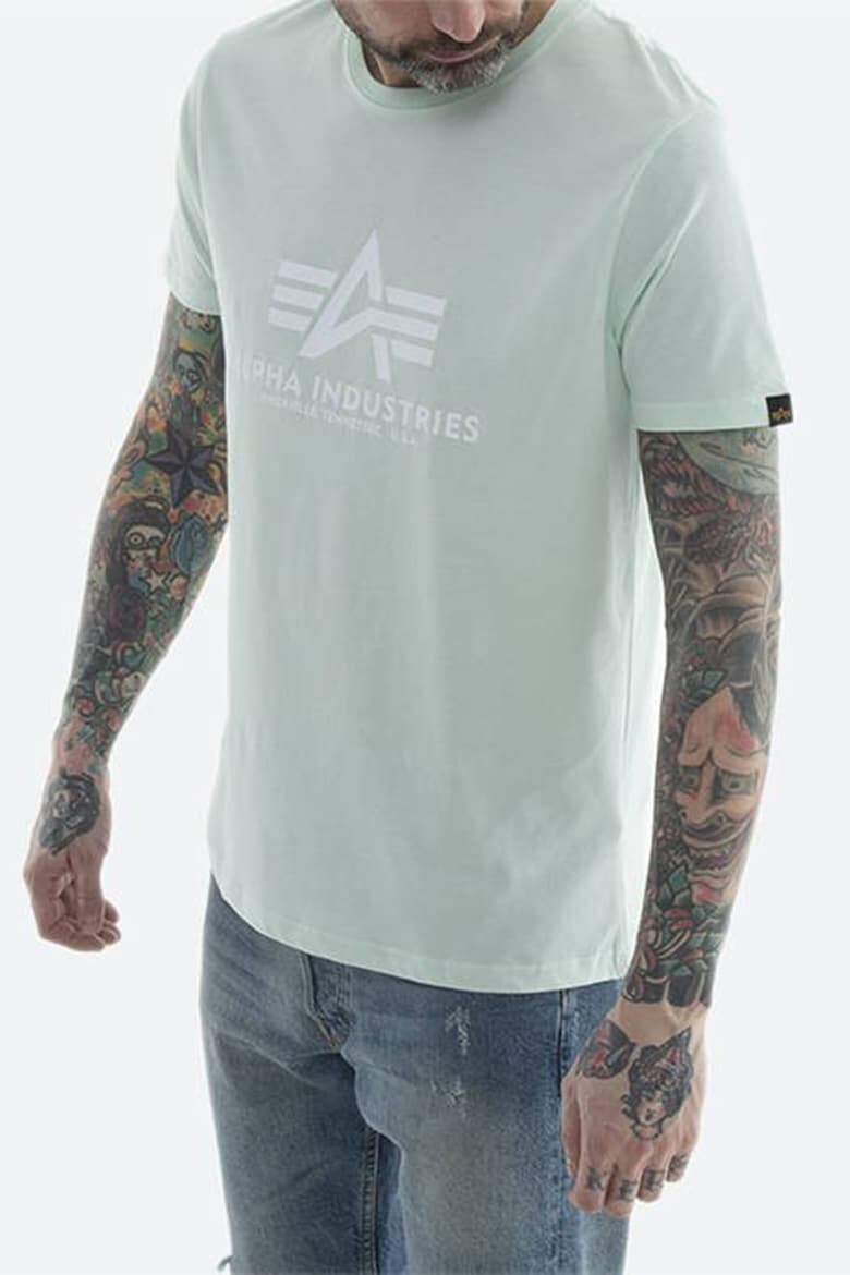 ALPHA INDUSTRIES Tricou de bumbac cu imprimeu logo - Pled.ro