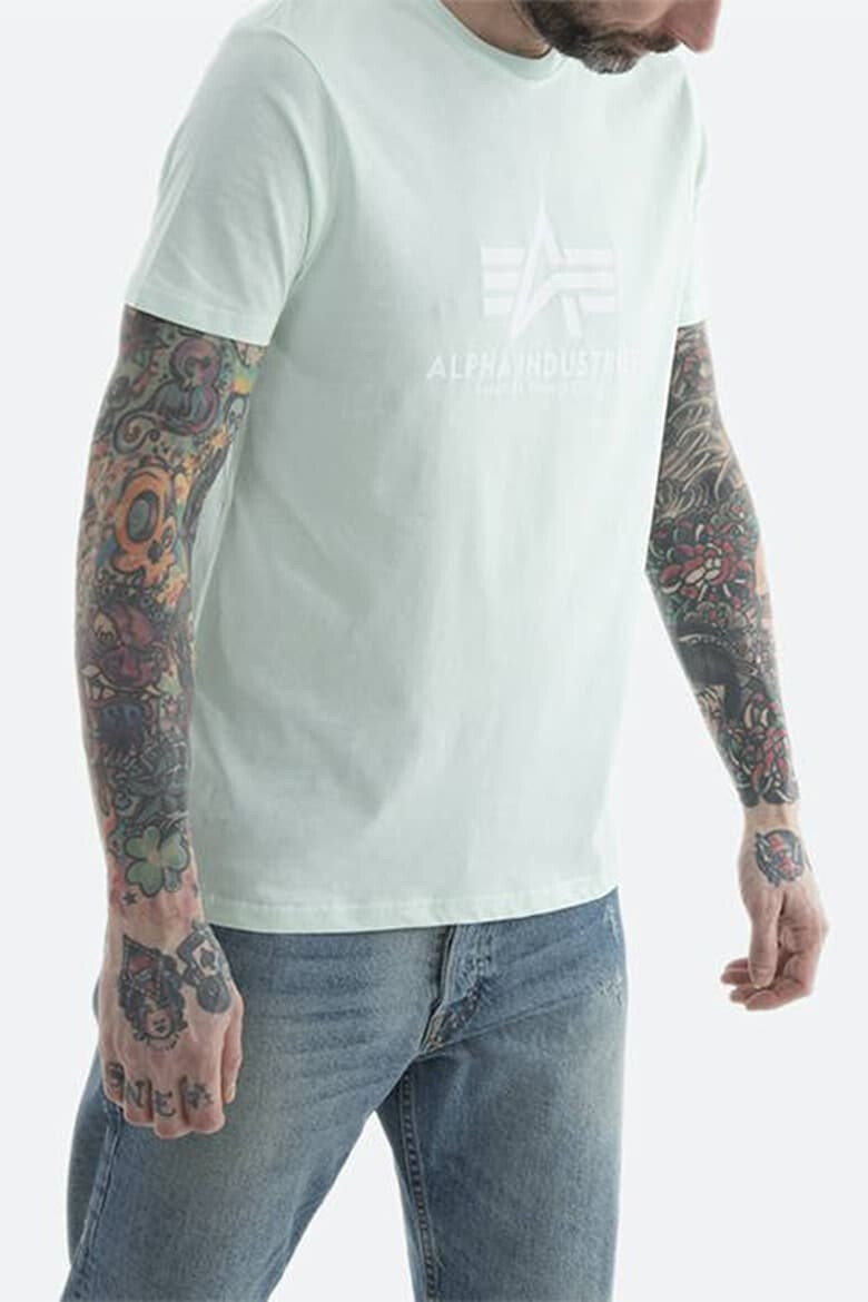 ALPHA INDUSTRIES Tricou de bumbac cu imprimeu logo - Pled.ro