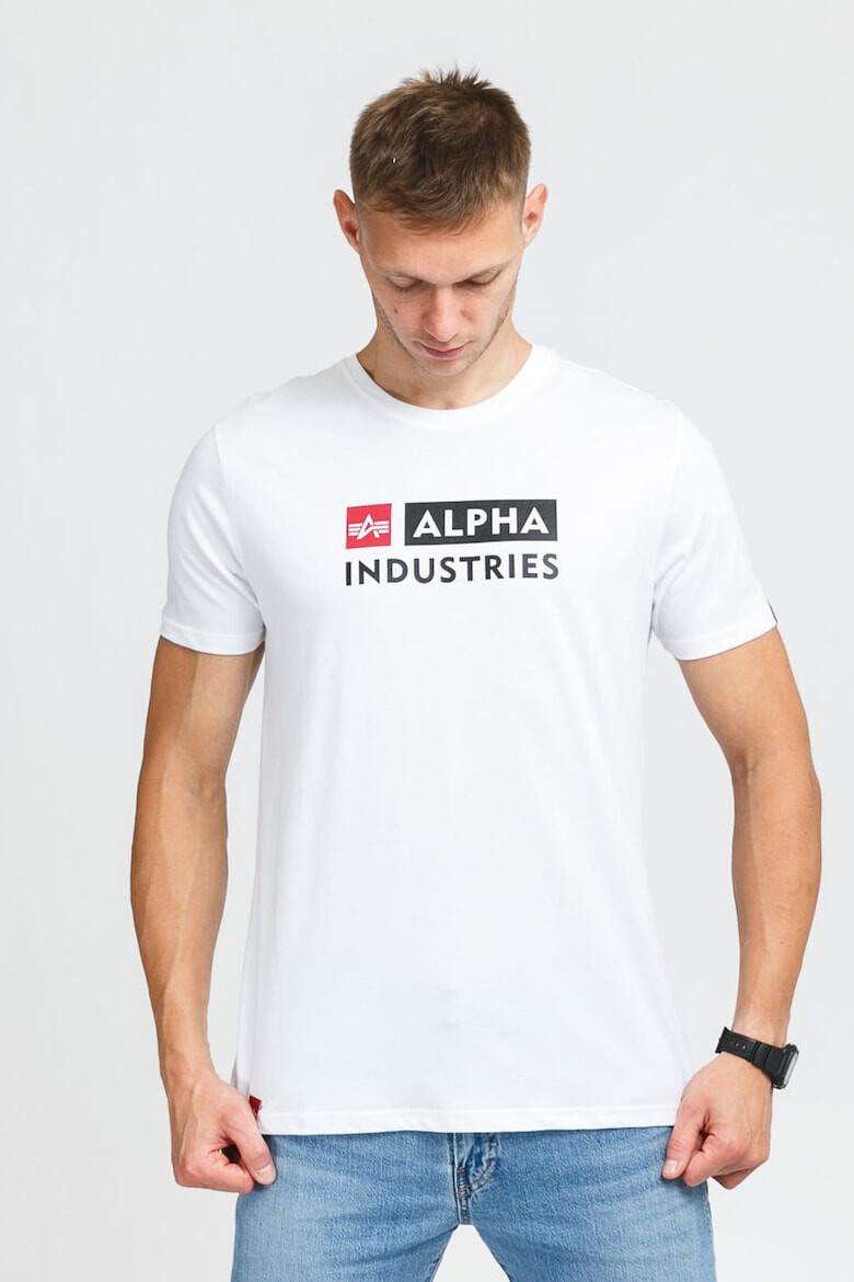 ALPHA INDUSTRIES Tricou de bumbac cu logo - Pled.ro