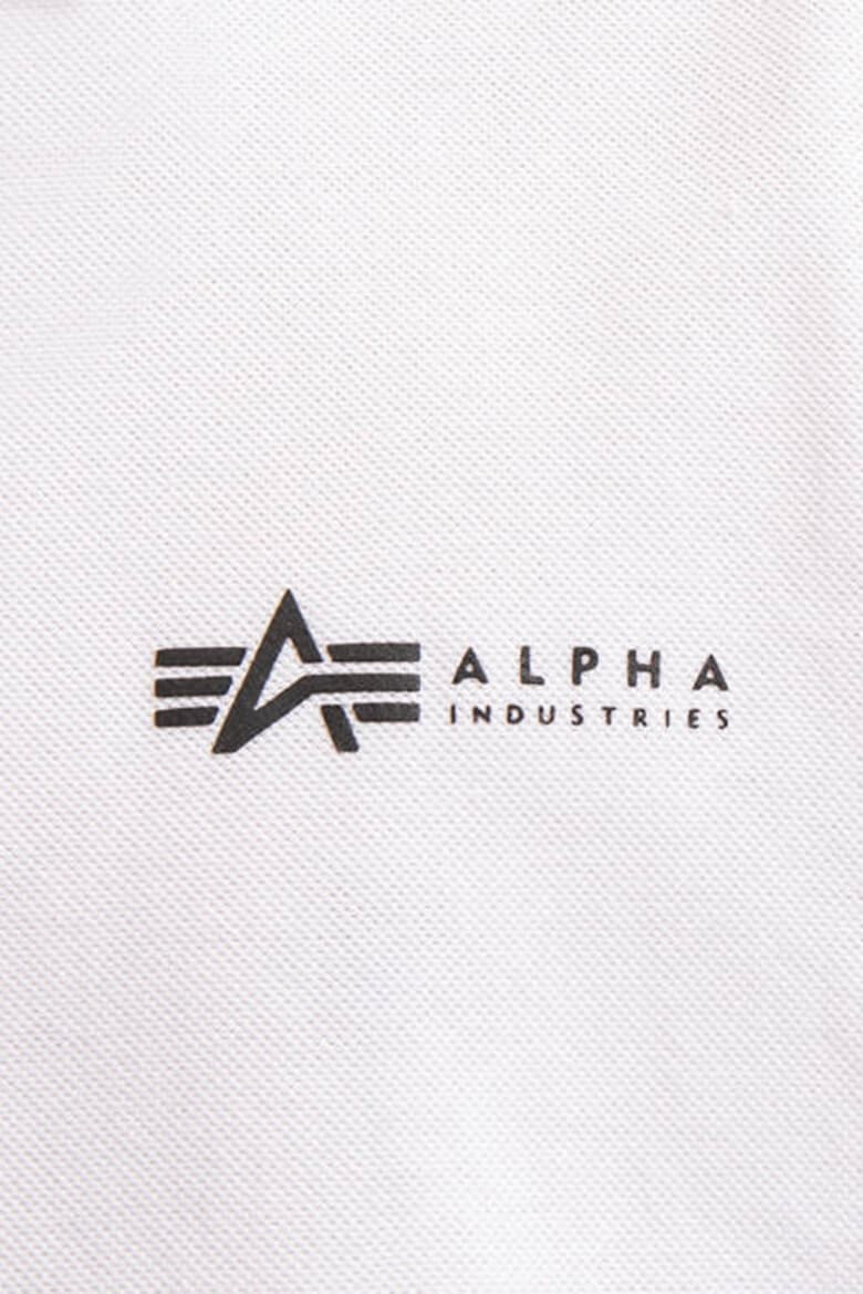 ALPHA INDUSTRIES Tricou polo de bumbac cu logo - Pled.ro