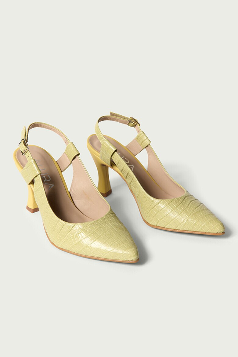 ALURA Pantofi slingback de piele - Pled.ro