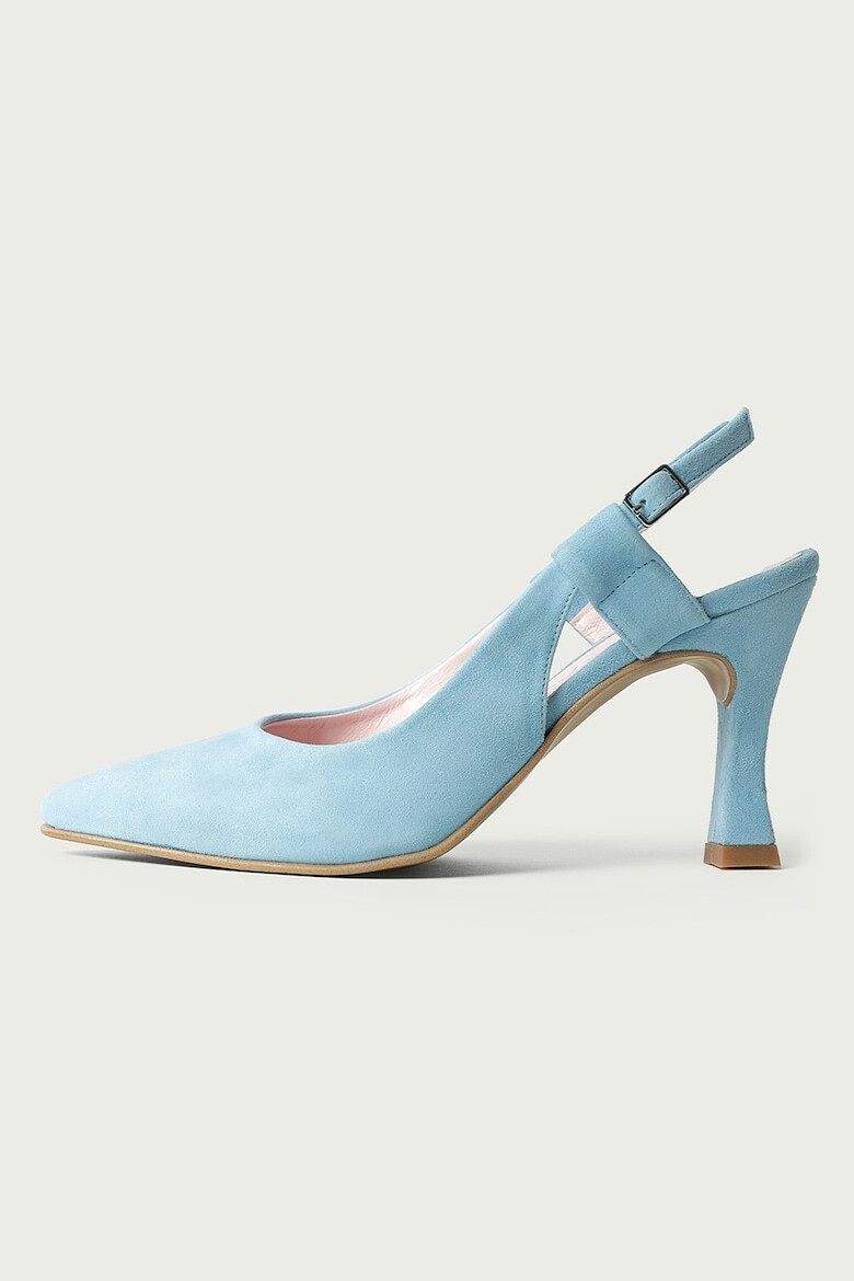 ALURA Pantofi slingback de piele intoarsa Davina - Pled.ro