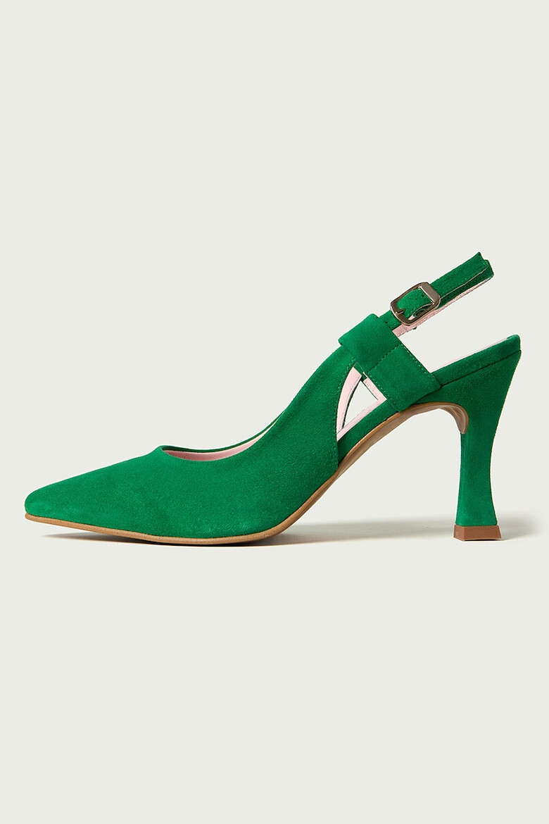 ALURA Pantofi slingback de piele intoarsa Davina - Pled.ro