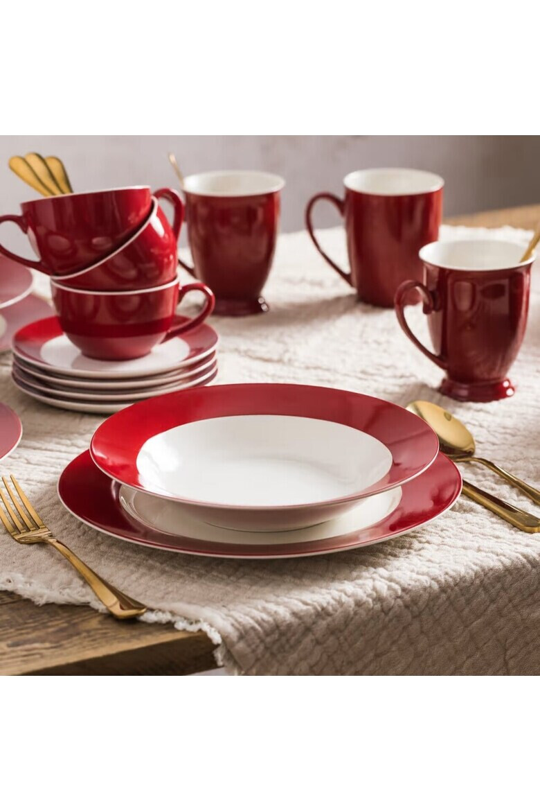 Ambition Set cafea/ceai Aura Red 12 piese - Pled.ro