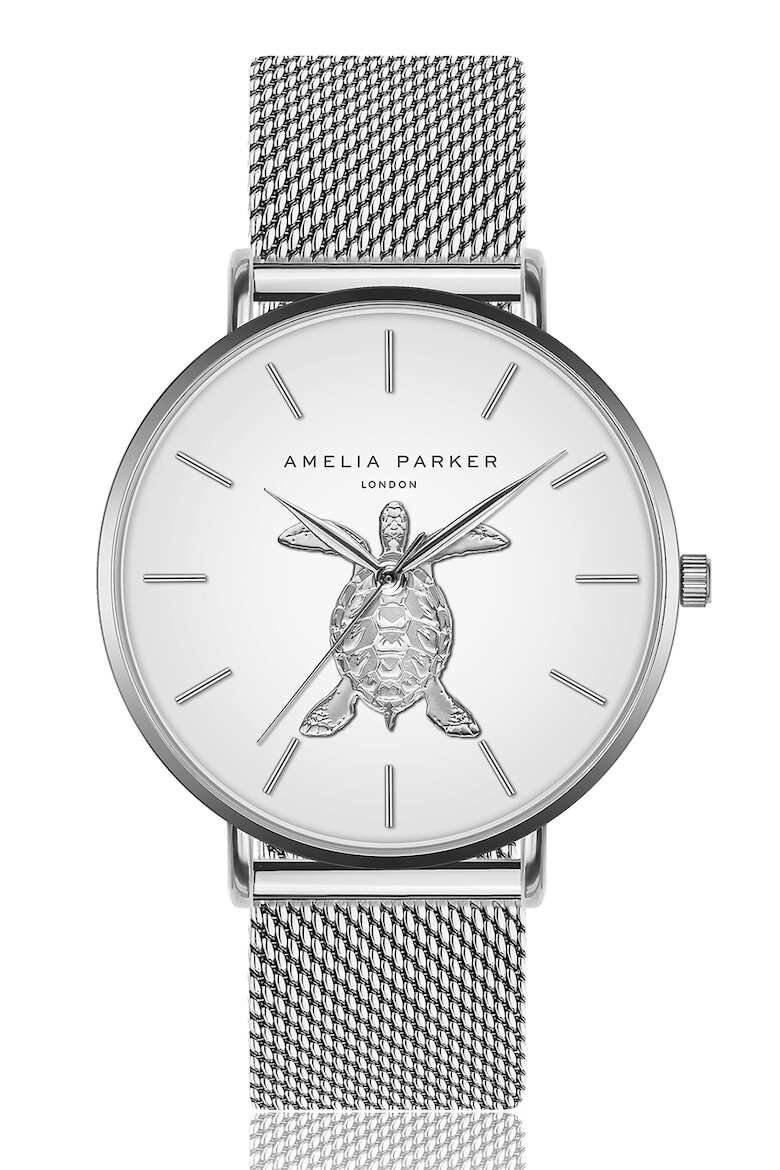 Amelia Parker Ceas analog cu bratara cu model plasa - Pled.ro