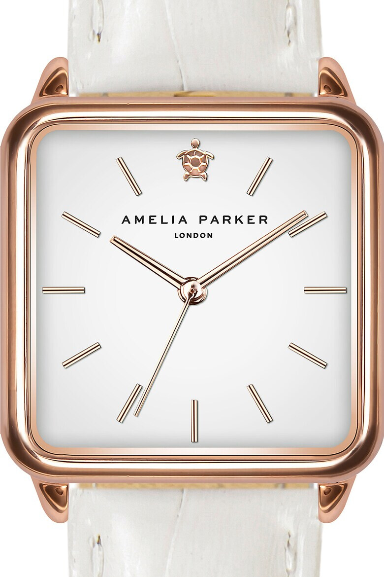 Amelia Parker Ceas quartz cu o curea de piele - Pled.ro