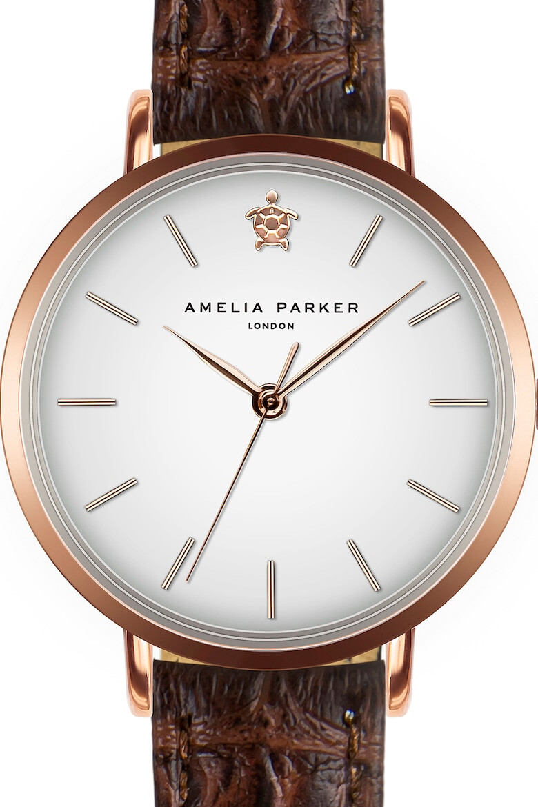 Amelia Parker Ceas quartz cu o curea de piele - Pled.ro