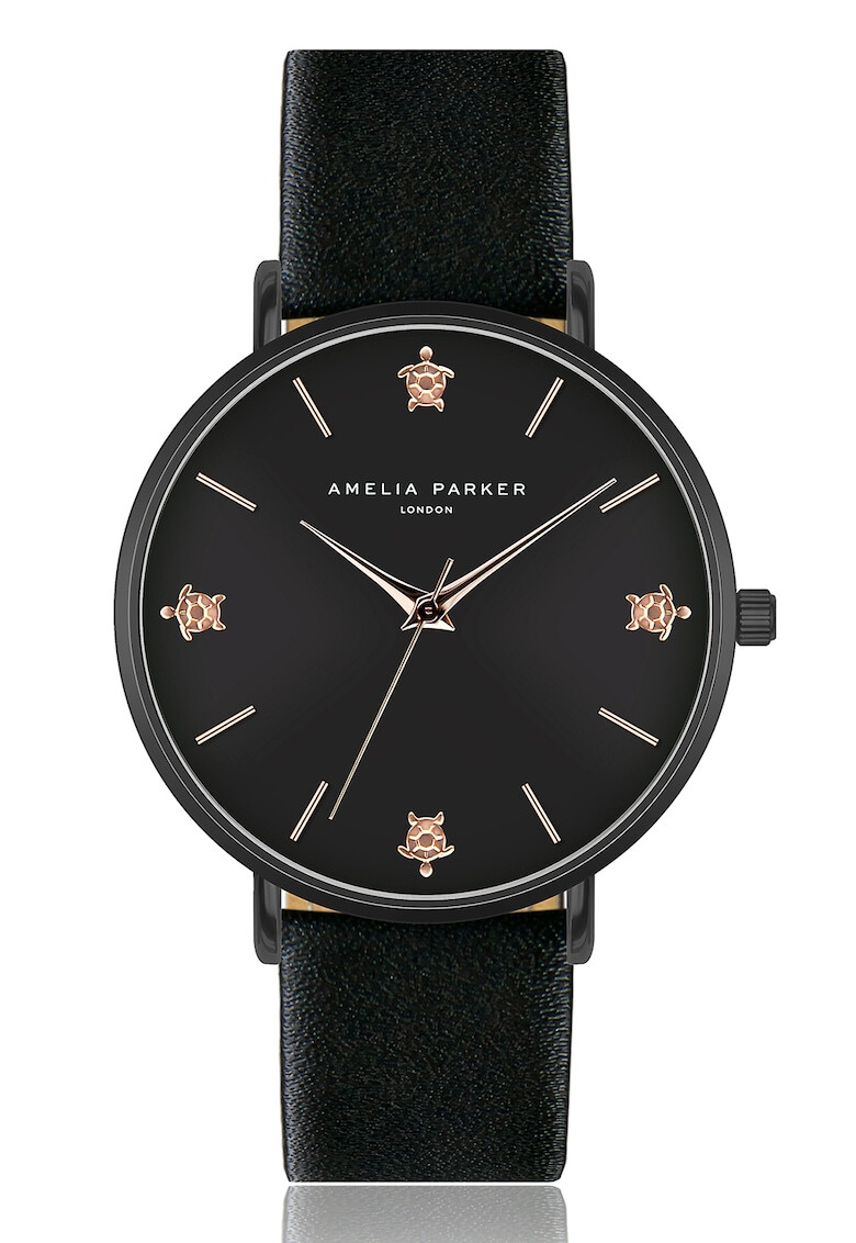 Amelia Parker Ceas quartz cu o curea din piele - Pled.ro