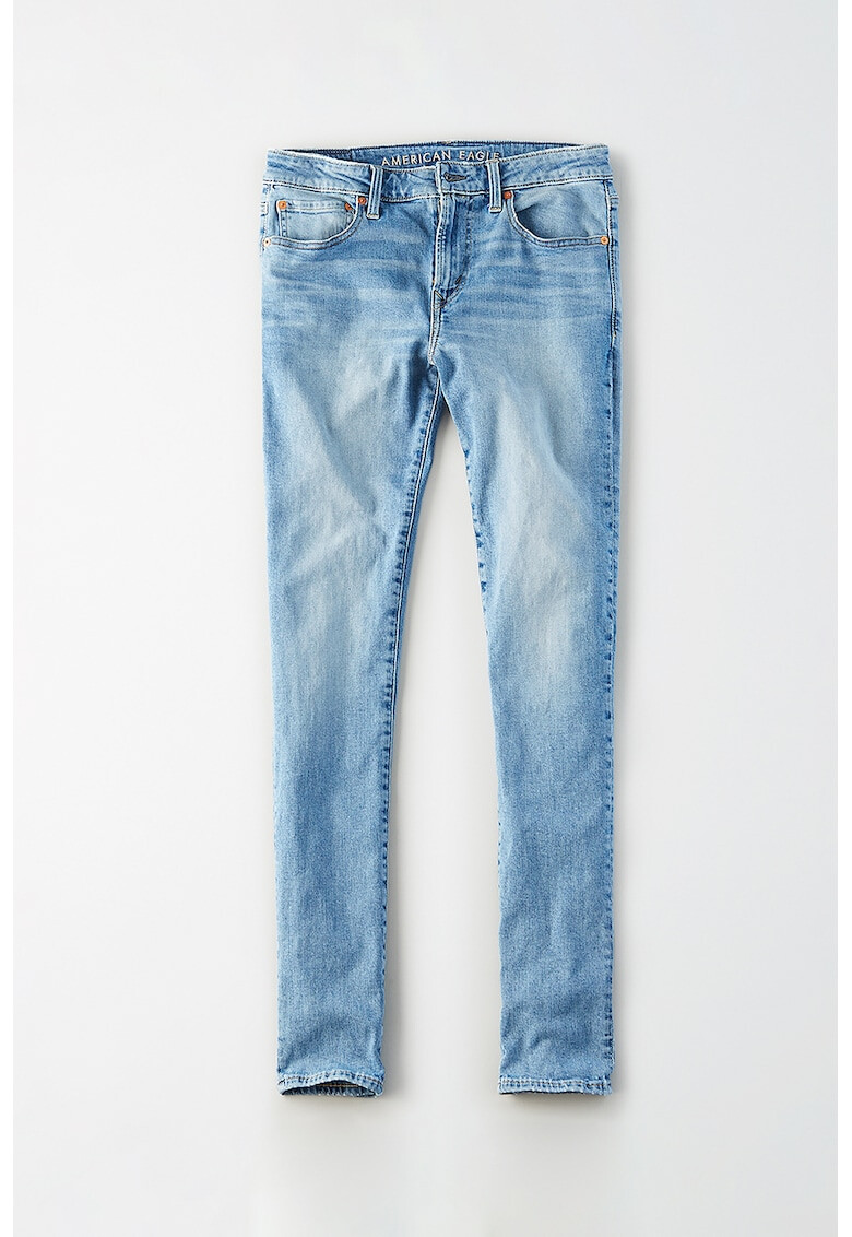 American Eagle Blugi skinny cu aspect decolorat - Pled.ro