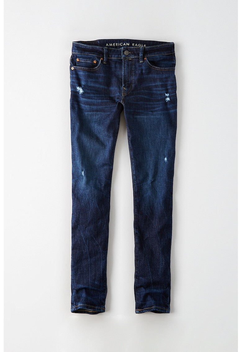 American Eagle Blugi skinny cu detalii cu aspect deteriorat - Pled.ro