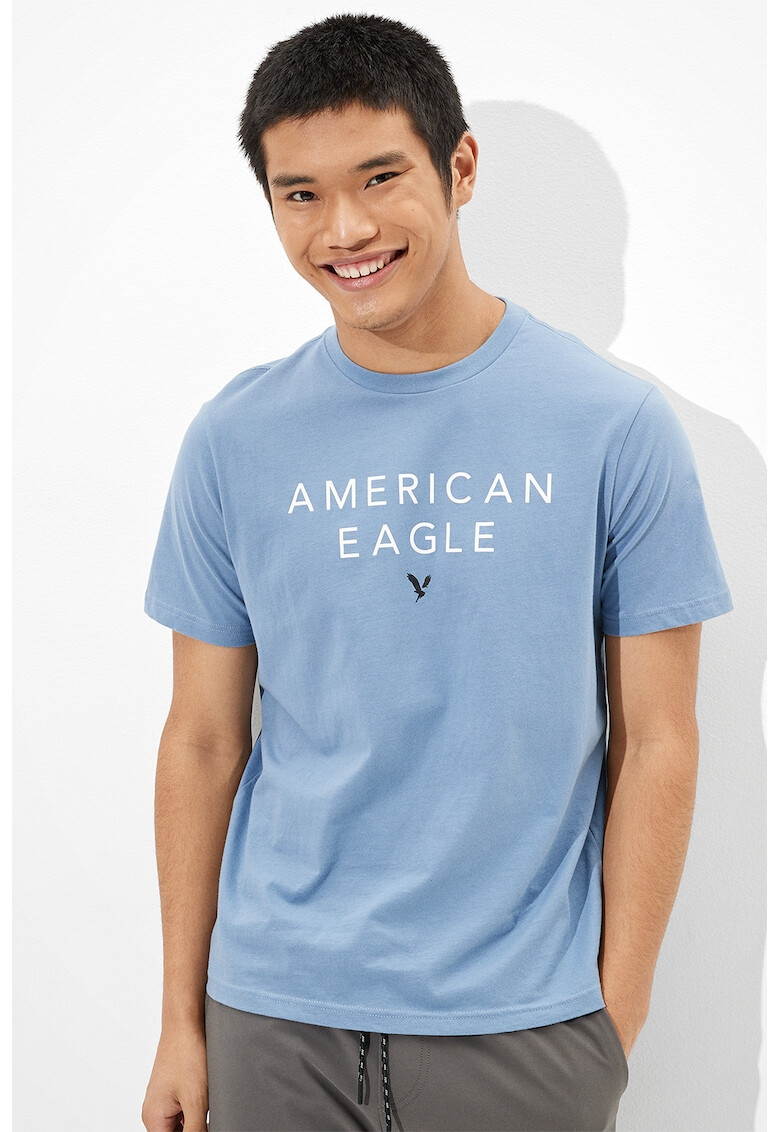 American Eagle Tricou cu imprimeu logo - Pled.ro