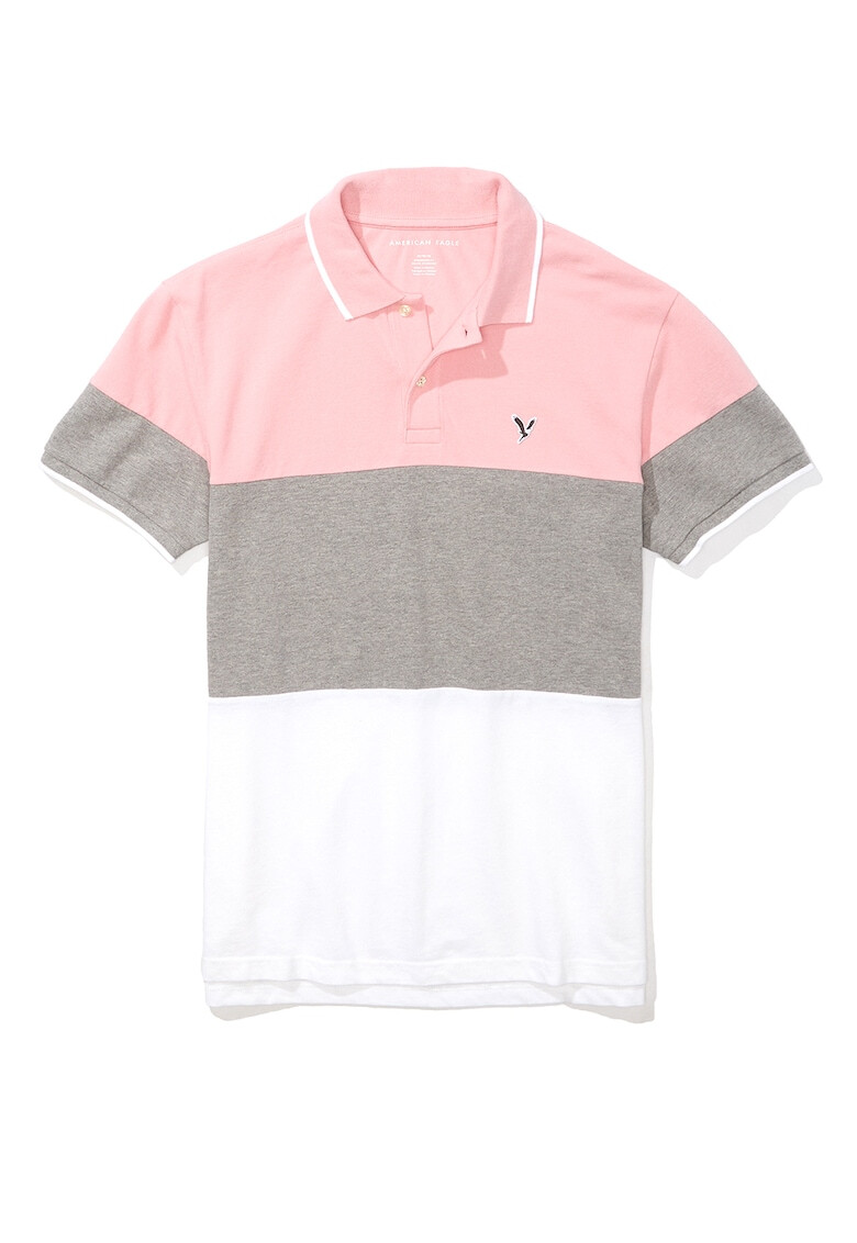 American Eagle Tricou polo cu aspect colorblock - Pled.ro