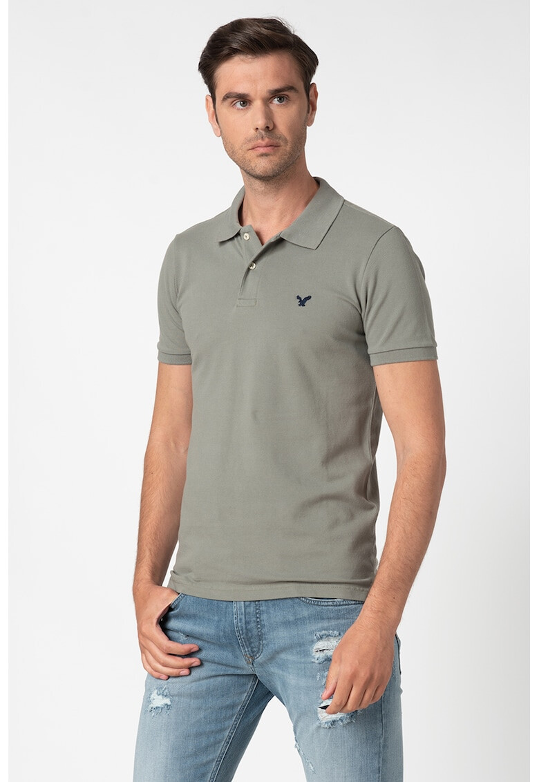 American Eagle Tricou polo cu logo brodat - Pled.ro