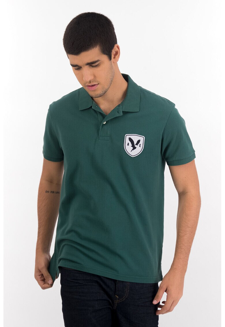 American Eagle Tricou polo cu logo brodat - Pled.ro